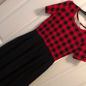 🦄🦄 Red/Black Checkered Amelia 🦄🦄